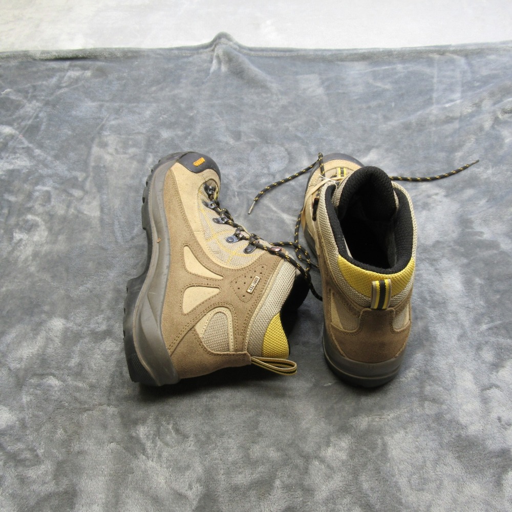 Asolo Women's Tan and Yellow Lace-Up Hiking Boots
